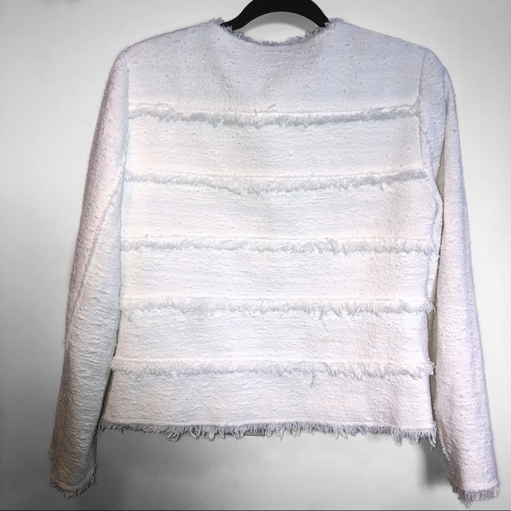 Rebecca Taylor Collarless Cotton-blend Tweed - Picture 5 of 8